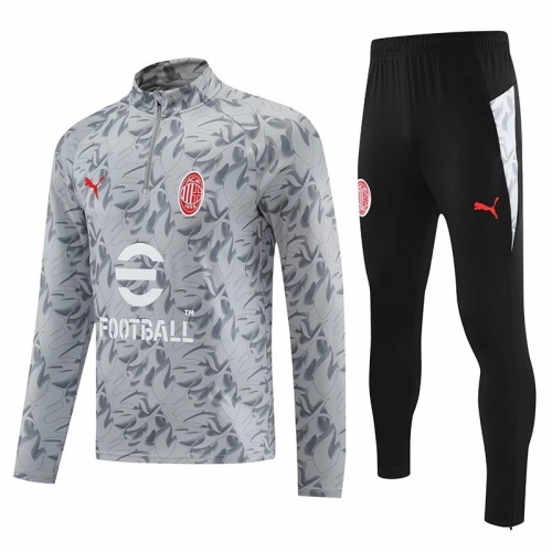 25/26 ACM Grey Half Pull Tracksuit (半拉链)