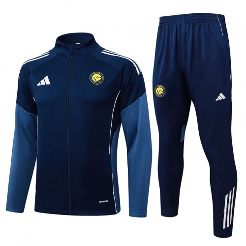 25/26 Al-Nassr Royal Blue Jacket Tracksuit#A2591