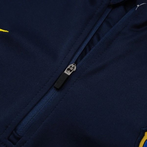 25/26 BAR Dark Blue Half Pull Tracksuit #B2502 (半拉链)