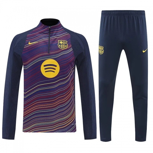 25/26 BAR Ripple Pattern Half Pull Tracksuit (半拉链)