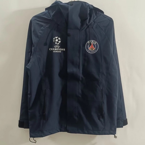 25/26 Grêmio Dark Blue Hooded Windbreaker#0085(深蓝）