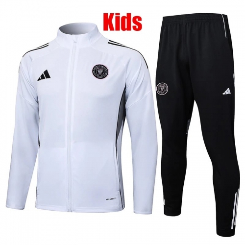 25/26 Inter Miami White Kids Jacket Tracksuit #E2561童装