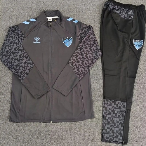 25/26 Málaga CF Dark Grey Half Pull Tracksuit (半拉链)
