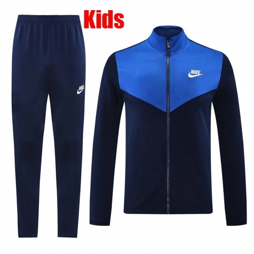 25/26 NJ Royal Blue Kids Jacket Tracksuit#NJ12