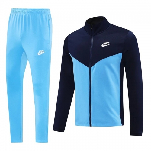 25/26 NJ Royal Blue & Sky Blue Jacket Tracksuit#NJ12