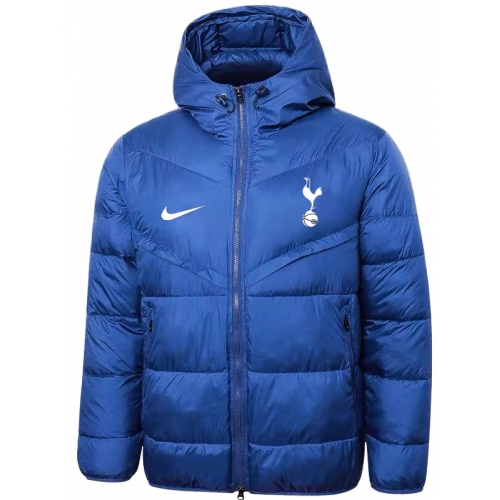 25/26 TOT Blue Hooded Cotton Coat 连帽棉衣