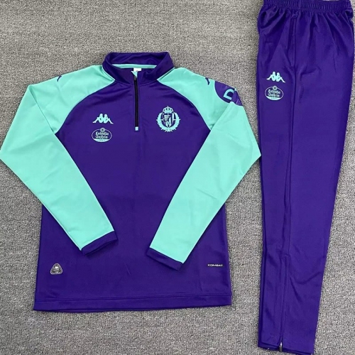 25/26 Valladolid Purple Half Pull Tracksuit (半拉链)