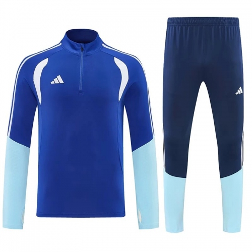 26/27 AD Blue Half Pull Tracksuit#814(半拉链)