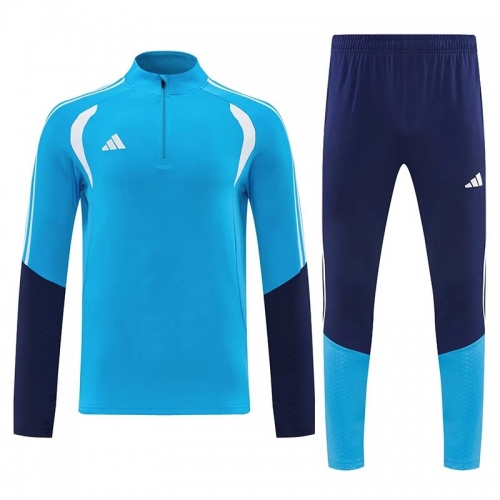 26/27 AD Lake Blue Half Pull Tracksuit#814(半拉链)