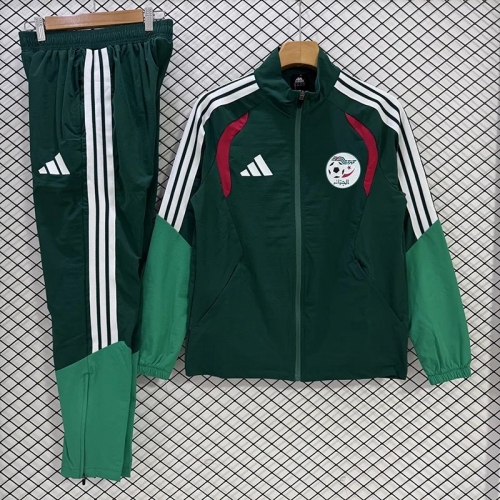 26/27 Algeria Green Windbreaker Tracksuit