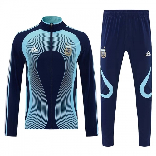 26/27 Argentina Royal Blue Windbreaker Tracksuit