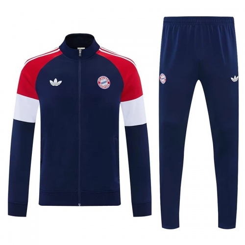 26/27 Bayern Dark Blue Jacket Tracksuit