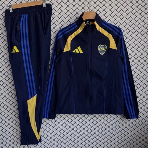 26/27 Boca Juniors Royal Blue Windbreaker Tracksuit