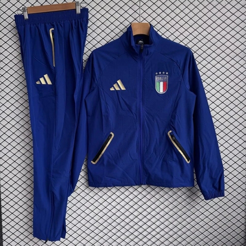 26/27 Italy Blue Windbreaker Tracksuit