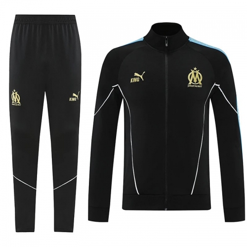 26/27 Marseille Black Jacket Tracksuit#02