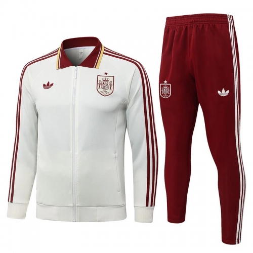 26/27 Spain Beige Jacket Tracksuit