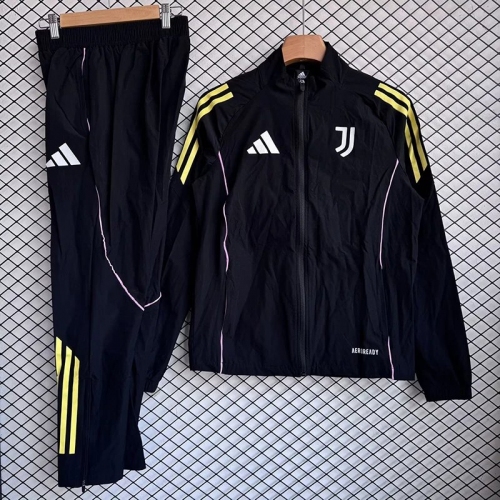 26/27JUV Black Windbreaker Tracksuit