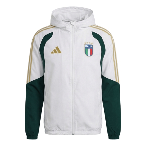Italy Hoodie Jacket 2026-White