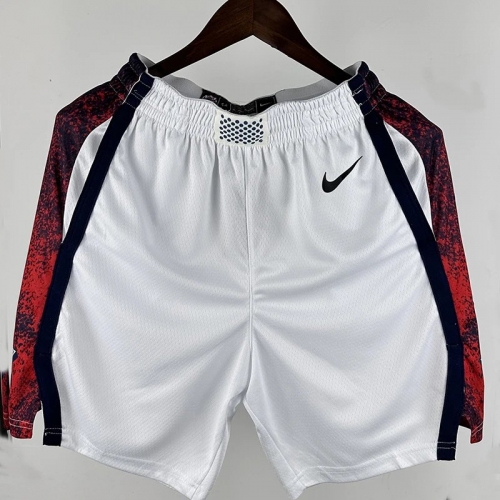 2024 Olympic Game USA White Basketball Pants