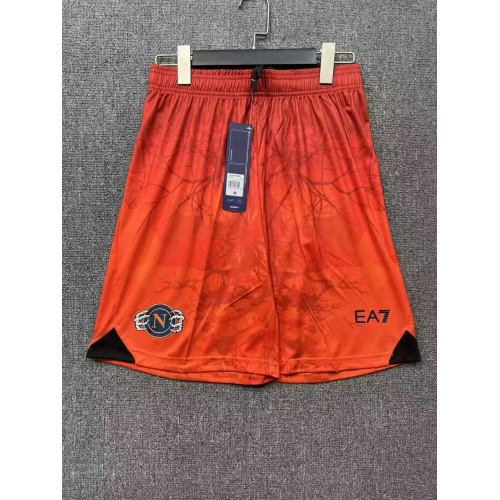 2025/2026 Napoli Halloween Orange Shorts