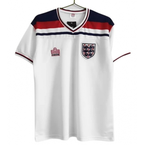 1982 England Retro Soccer Jersey Home Replica