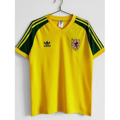 1982 Wales Away Retro Soccer Jersey