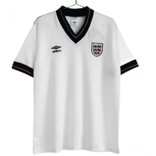 1984/87 England Retro Soccer Jersey Home Replica