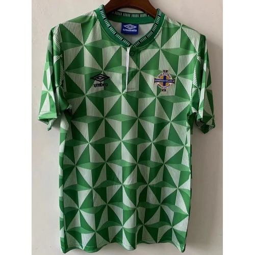 1990 Northern Ireland Home Retro Soccer Jersey