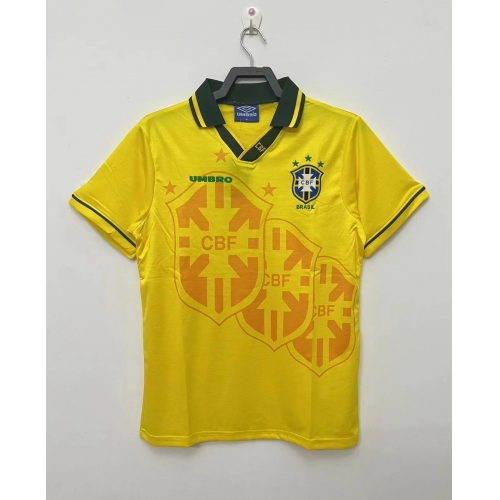 1994 Retro Brazil Home Soccer Jersey