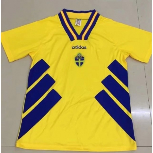 1994/1996 Sweden Home Retro Soccer Jersey