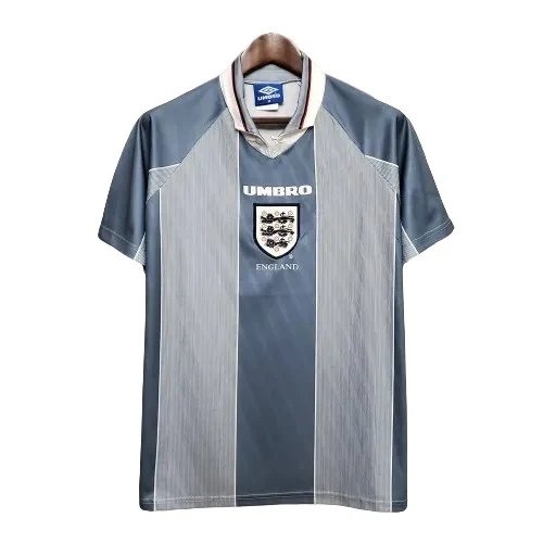 1996 England Retro Soccer Jersey Away Replica Euro Cup