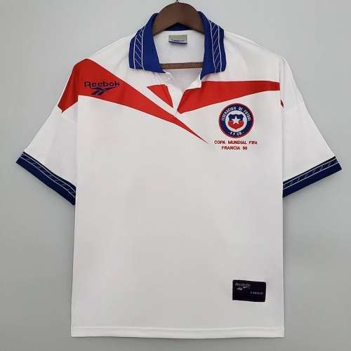 1998 Chile Away Retro Soccer Jersey（98小字）