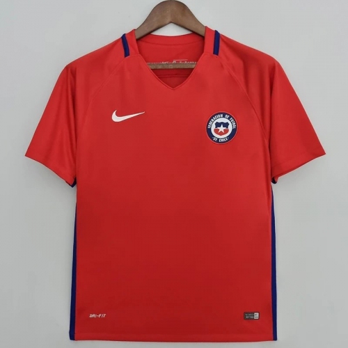 1998 Chile Home Retro Soccer Jersey （98小字）