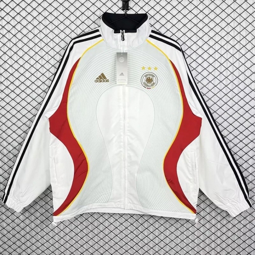 2006 Germany White Retro windbreaker