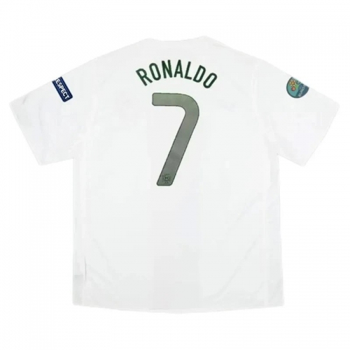 2012 Portugal Ronaldo #7 Retro Jersey Away Replica Euro Cup