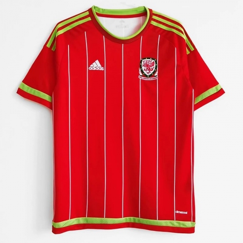 2015/2016 Wales Home Retro Soccer Jersey
