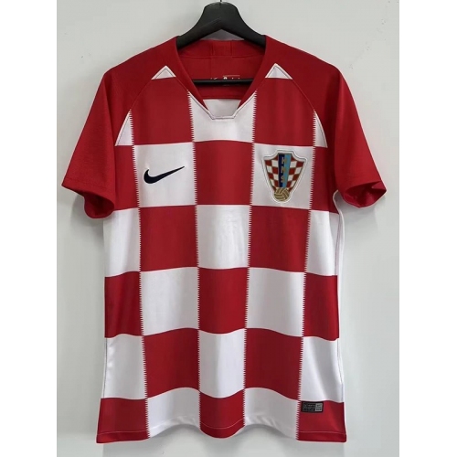 2018 Croatia Home Retro Soccer Jersey
