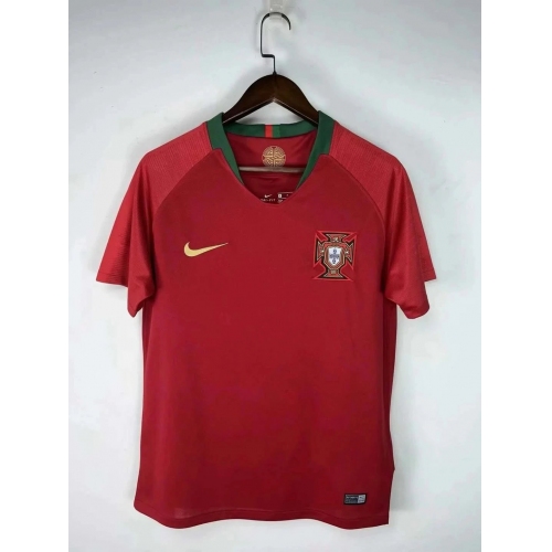 2018 Retro Portugal Home Football Shirt