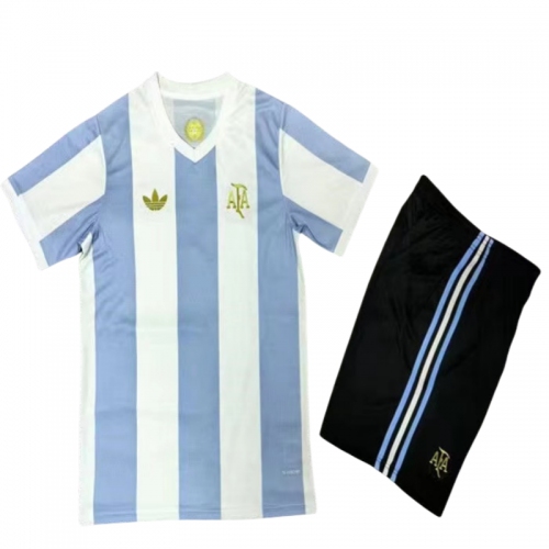 2024 Adult Argentina Customized Football Set 50th Anniversary