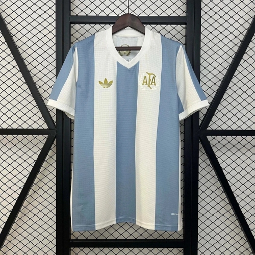 2024 Argentina National 50Th Anniversary Edition Soccer Jersey