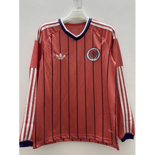 26/27 Scotland Away Long Sleeve Soccer Jersey