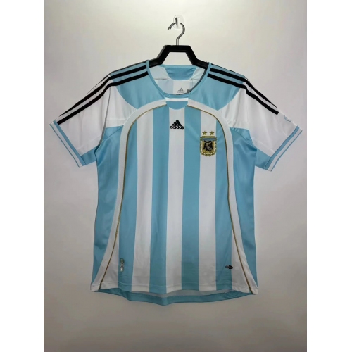 Argentina Home Retro Jersey 2006/07