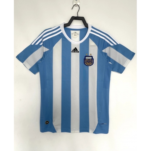 Argentina Home Retro Jersey 2010/11
