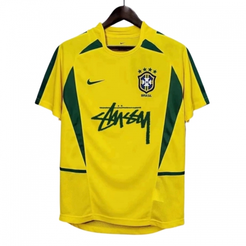 Brazil 2002 Brazilian retro jersey home signature special edition