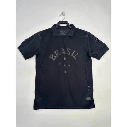 Brazil Black Retro Jersey 2013/14