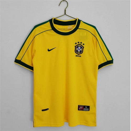 Brazil Home Retro Jersey 1998