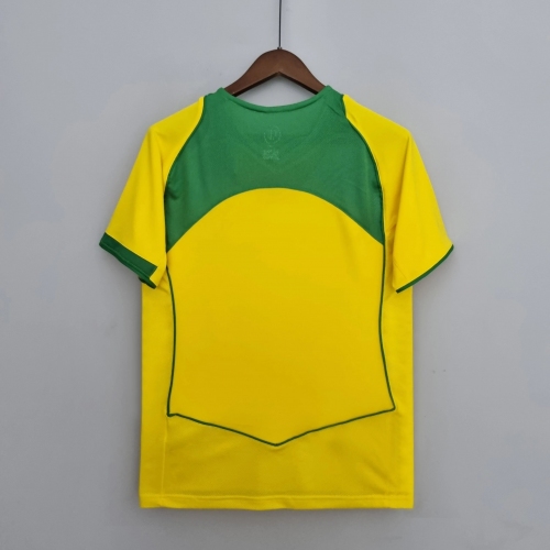 Brazil Home Retro Jersey 2004