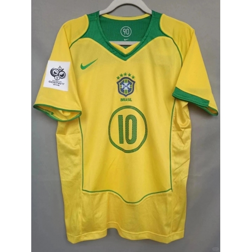 Brazil Retro Jersey Home 2004