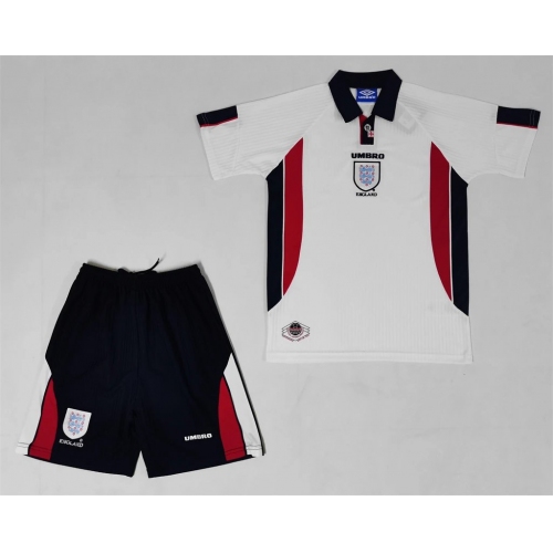 England Retro Home Kids Jersey 1998