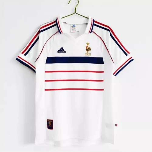 France Away Retro Jersey 1998